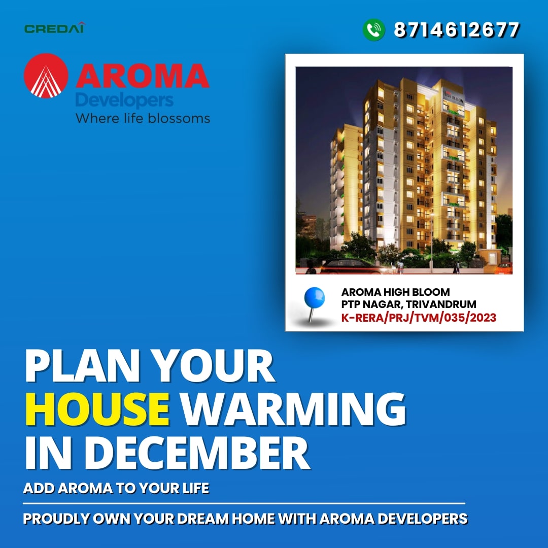 Aroma By The Cliff, Nanthancode, Trivandrum & Aroma High Bloom, PTP Nagar, Trivandrum Aroma Developers images 